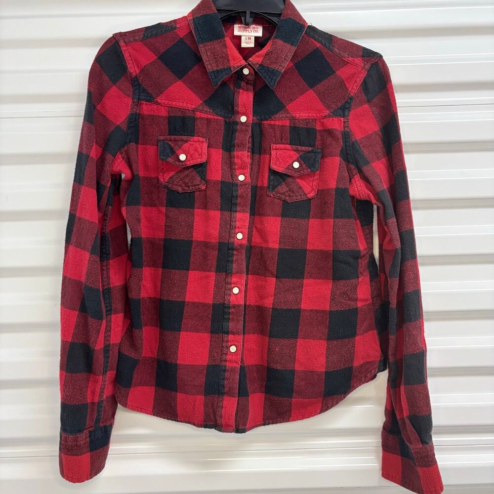 Mossimo Supply Co. Women’s Buffalo Plaid Flannel Shirt